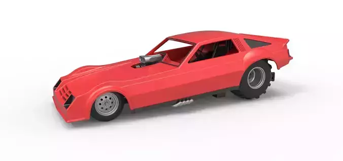 Vintage Pulling Funny car Scale 1 to 25