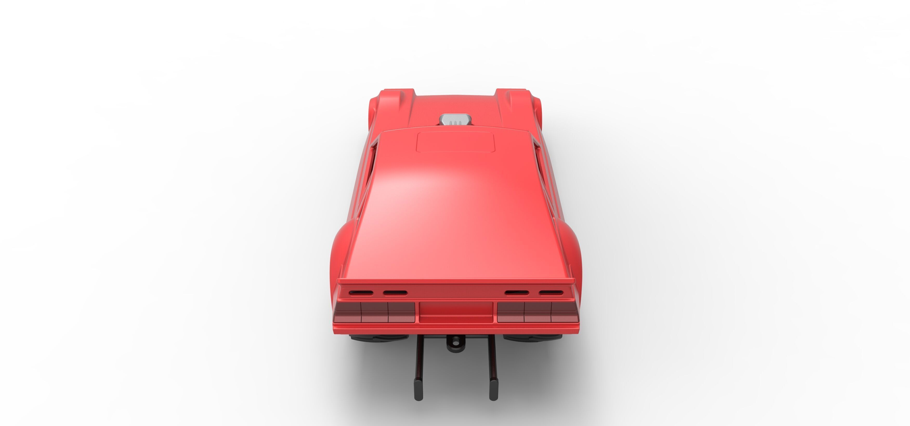 Vintage Pulling Funny car Scale 1 to 25 3D print model_17