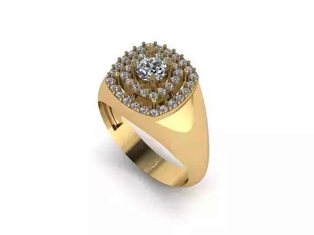 Men  Ring  For Diamonds