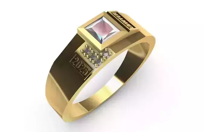 Degree Lawyer Ring 3D print model
