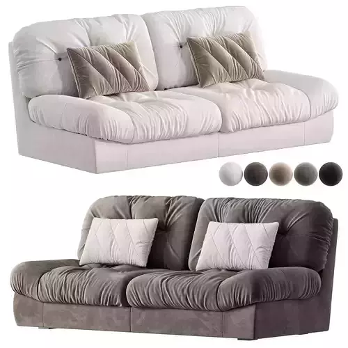 Modern Velvet Cloud Sofa