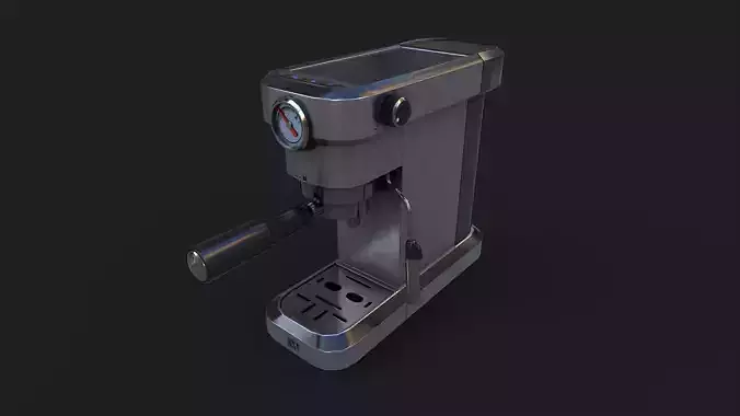 Coffee Machine Low-poly 3D model