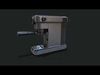 Coffee Machine Low-poly 3D model_2