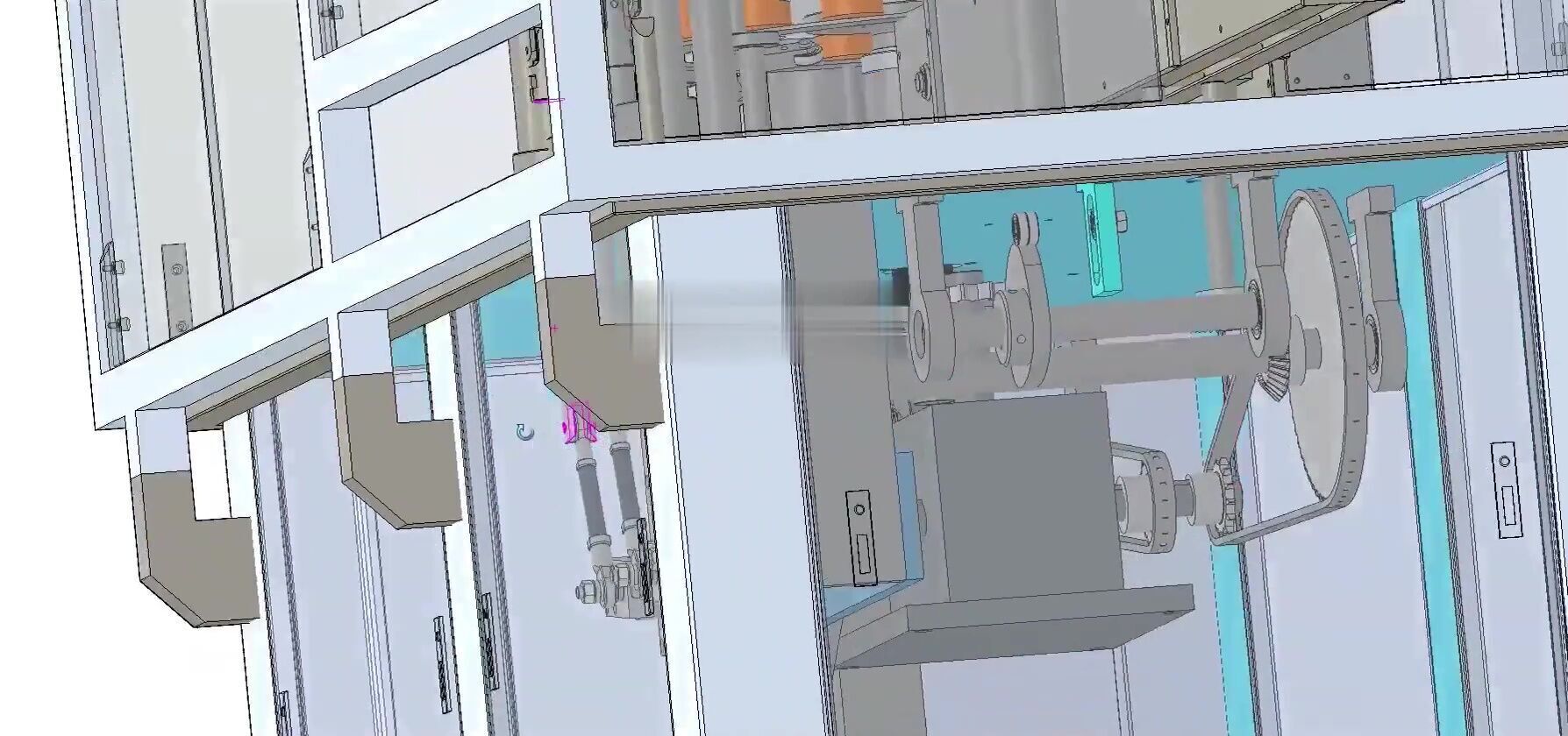 Liquid Filling Capping Machine Line for Glass and Plastic Bottle 3D model_11