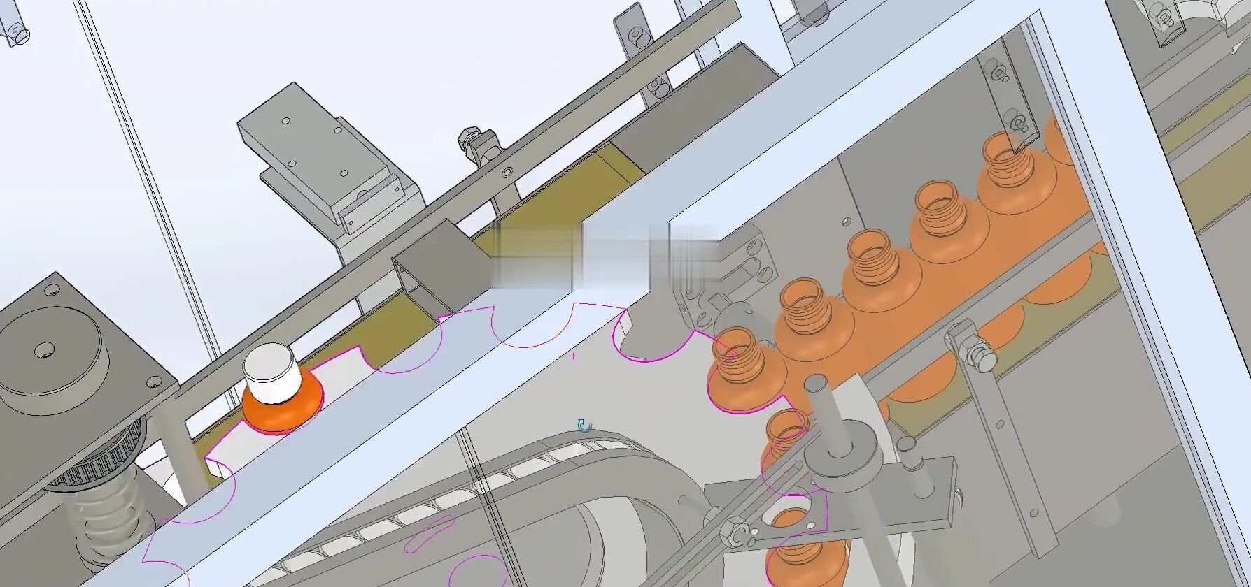 Liquid Filling Capping Machine Line for Glass and Plastic Bottle 3D model_8