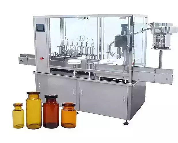 Liquid Filling Capping Machine Line for Glass and Plastic Bottle