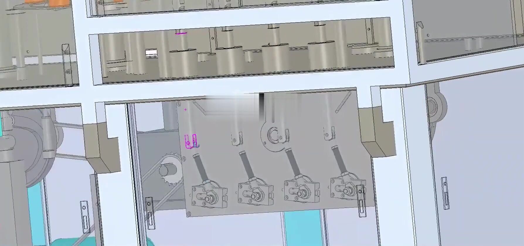 Liquid Filling Capping Machine Line for Glass and Plastic Bottle 3D model_12