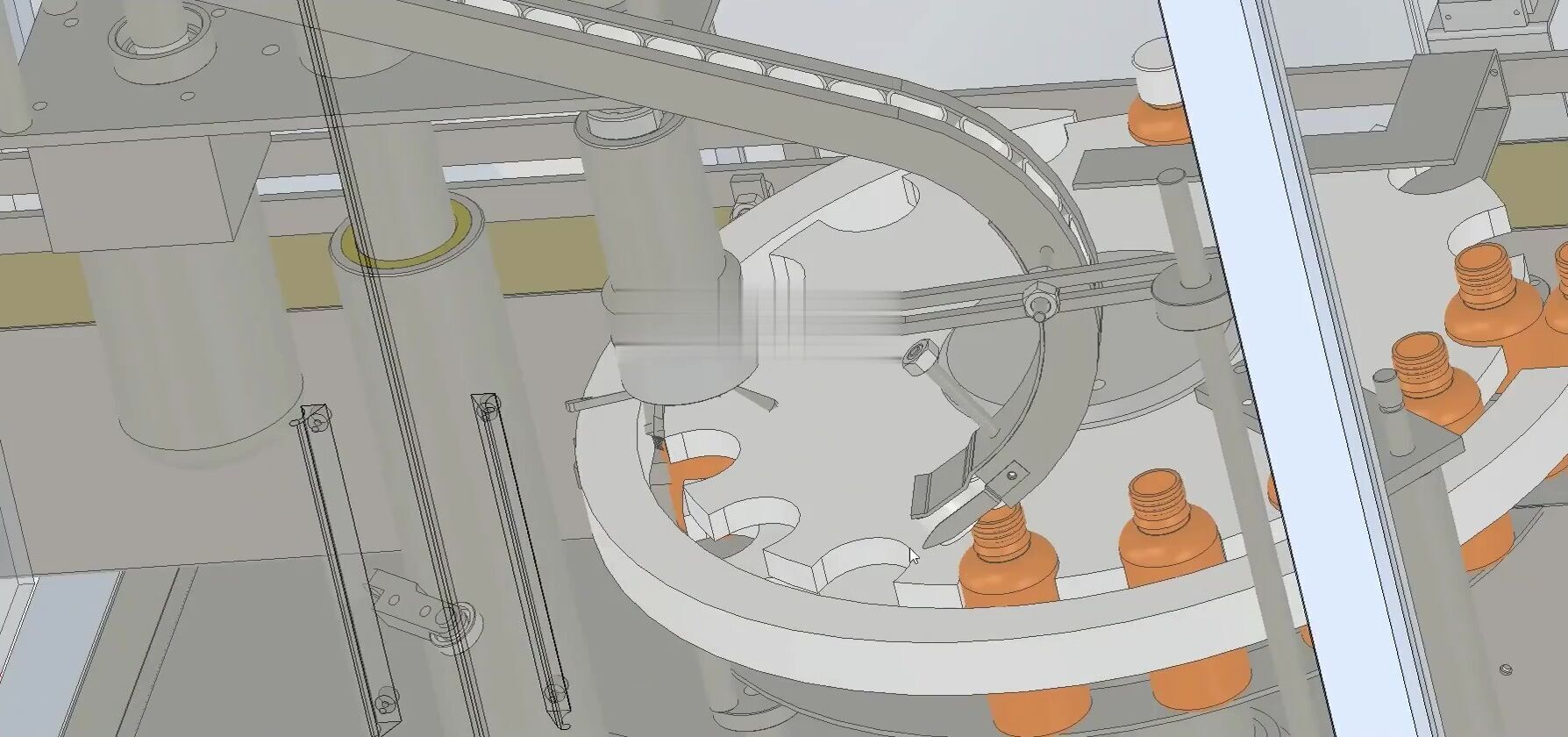 Liquid Filling Capping Machine Line for Glass and Plastic Bottle 3D model_5