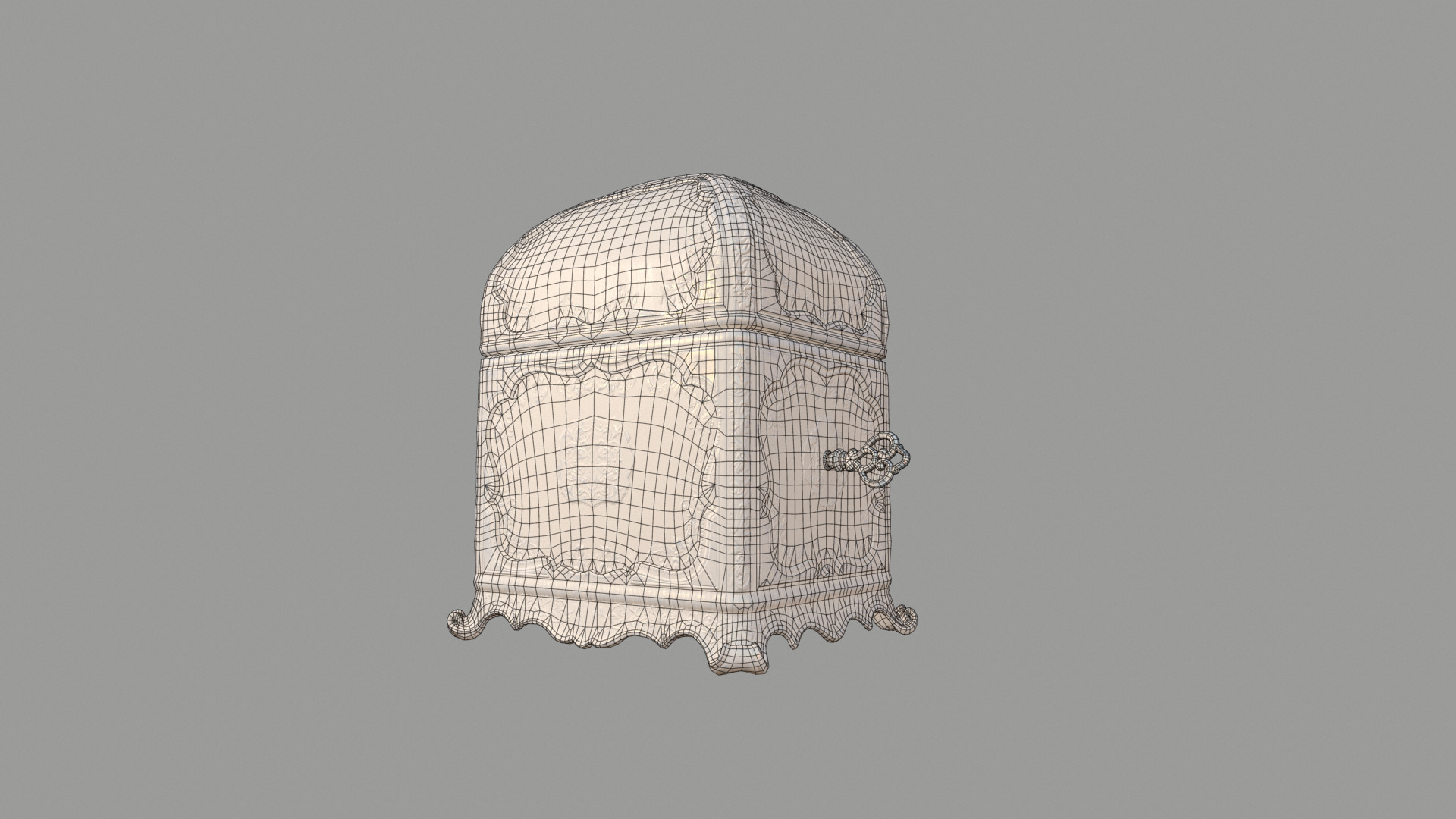 Music Box Rotating Ballerina 3D model_68