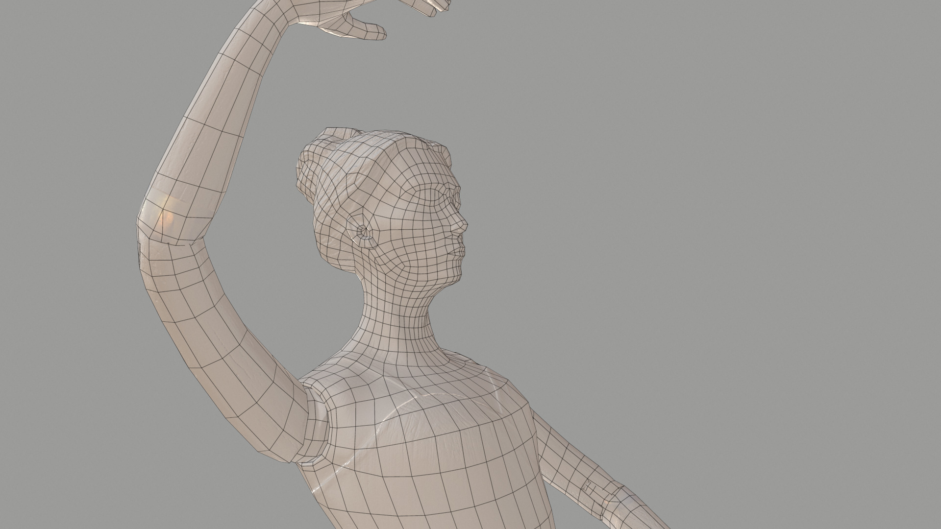 Music Box Rotating Ballerina 3D model_75