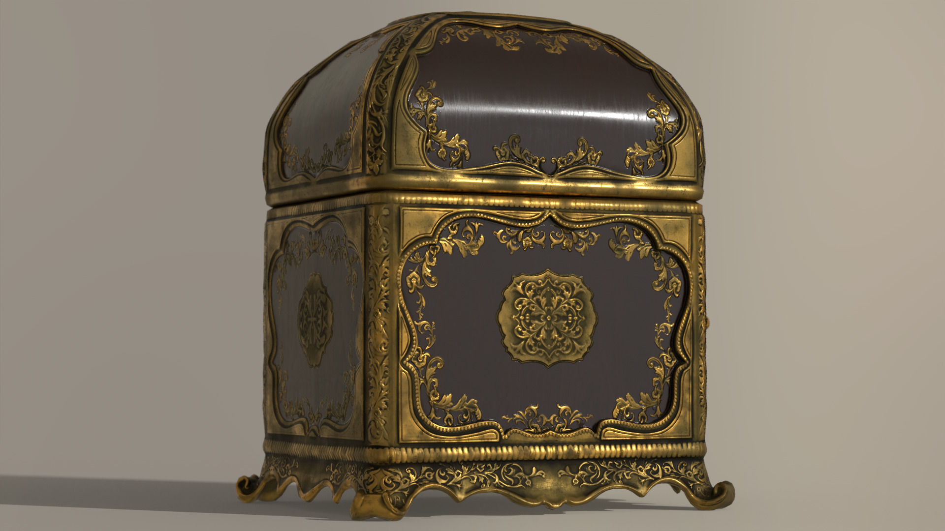 Music Box Rotating Ballerina 3D model_32