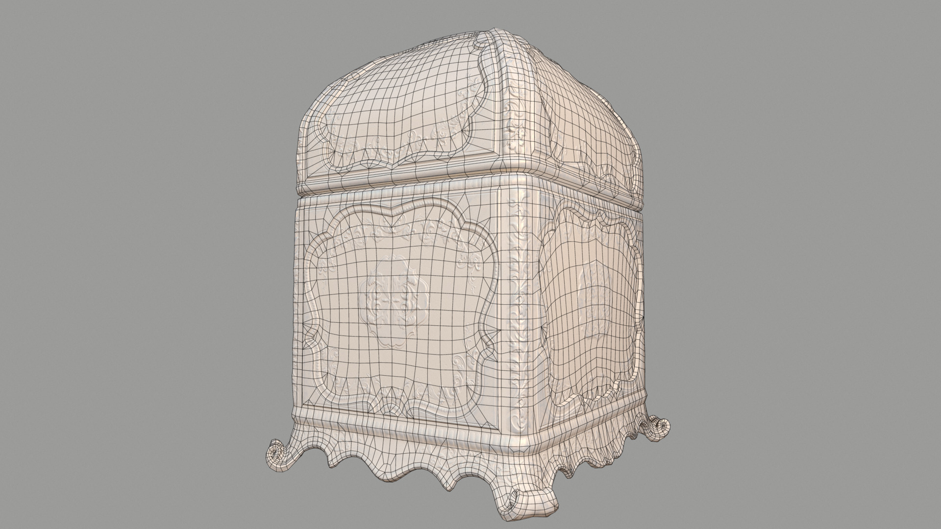 Music Box Rotating Ballerina 3D model_76