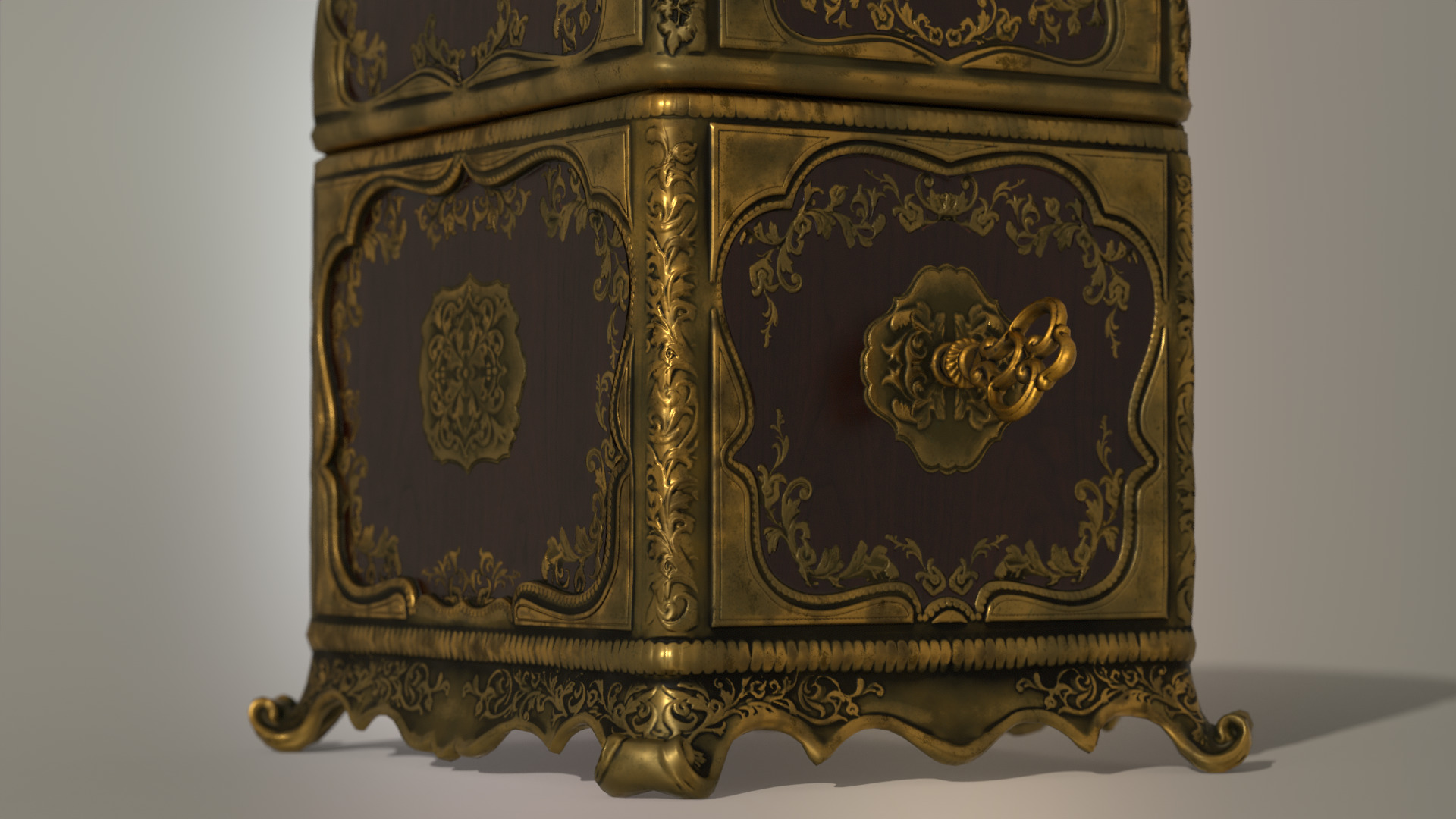 Music Box Rotating Ballerina 3D model_36