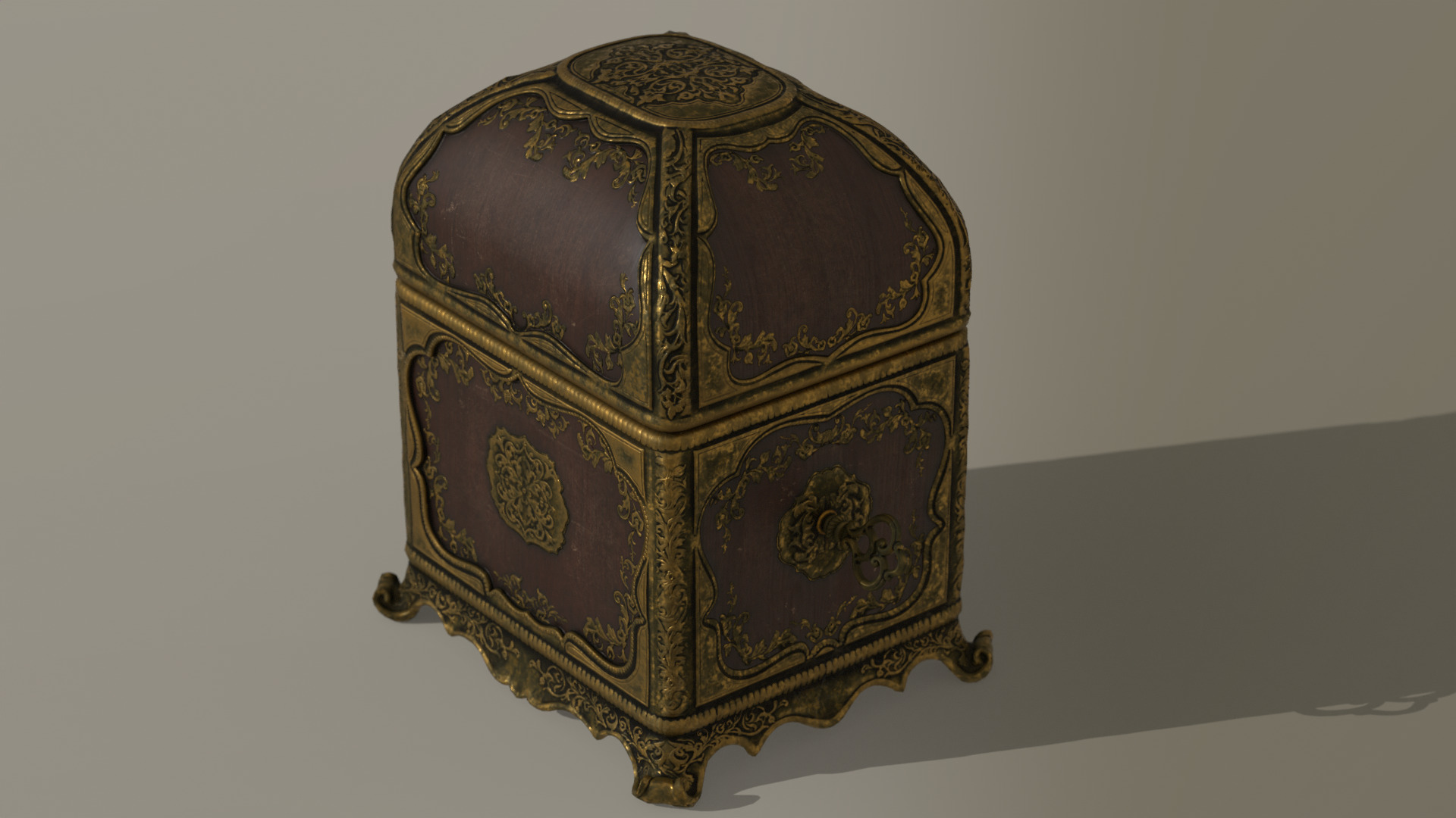 Music Box Rotating Ballerina 3D model_34