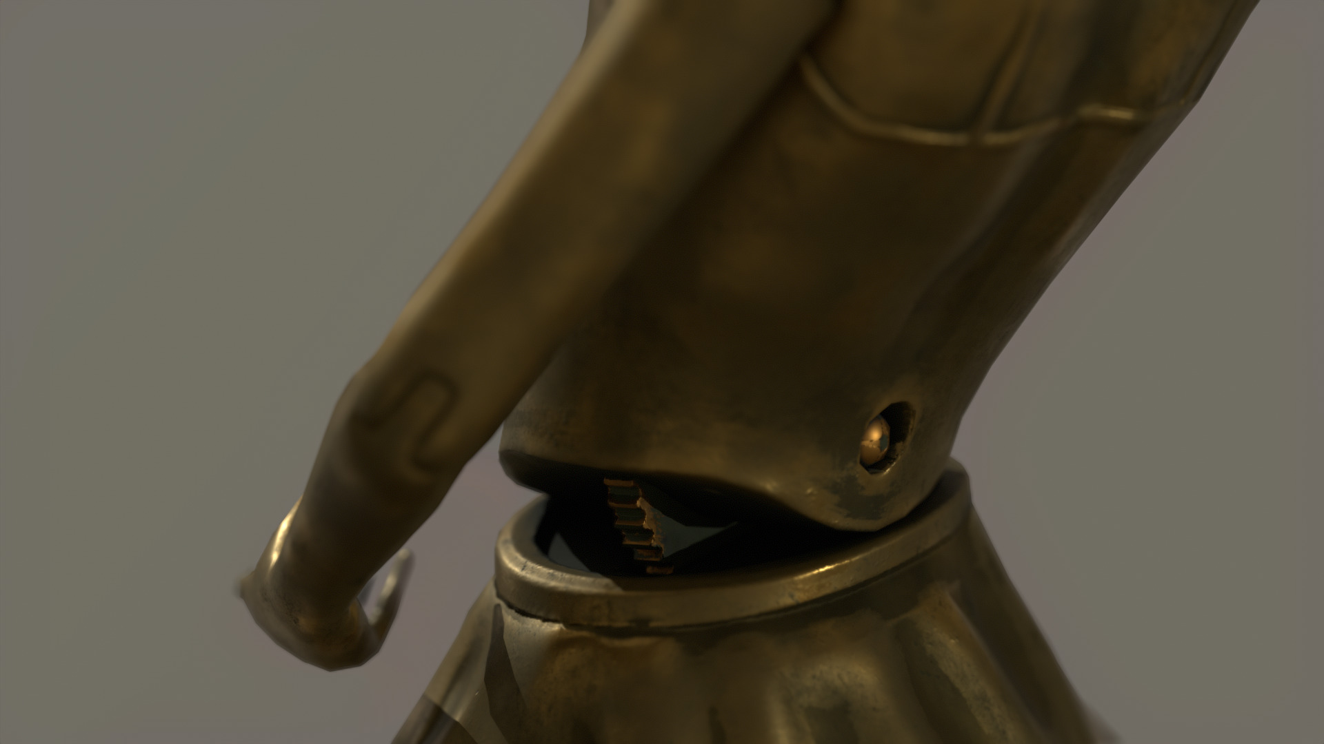 Music Box Rotating Ballerina 3D model_43