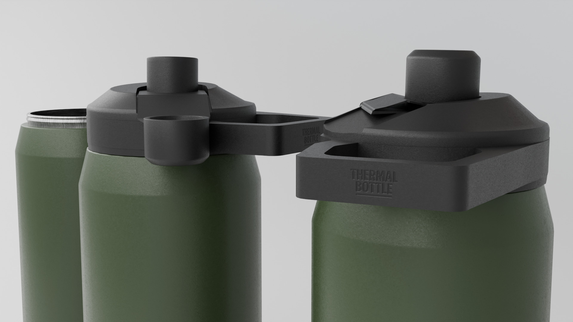 Thermal Bottle PBR Low-poly 3D model_3