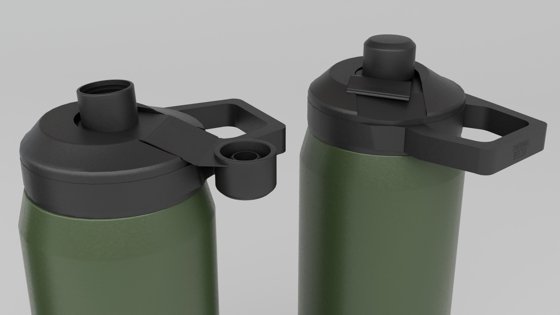 Thermal Bottle PBR Low-poly 3D model_1