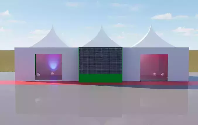  Exhibition Pagoda Structure 