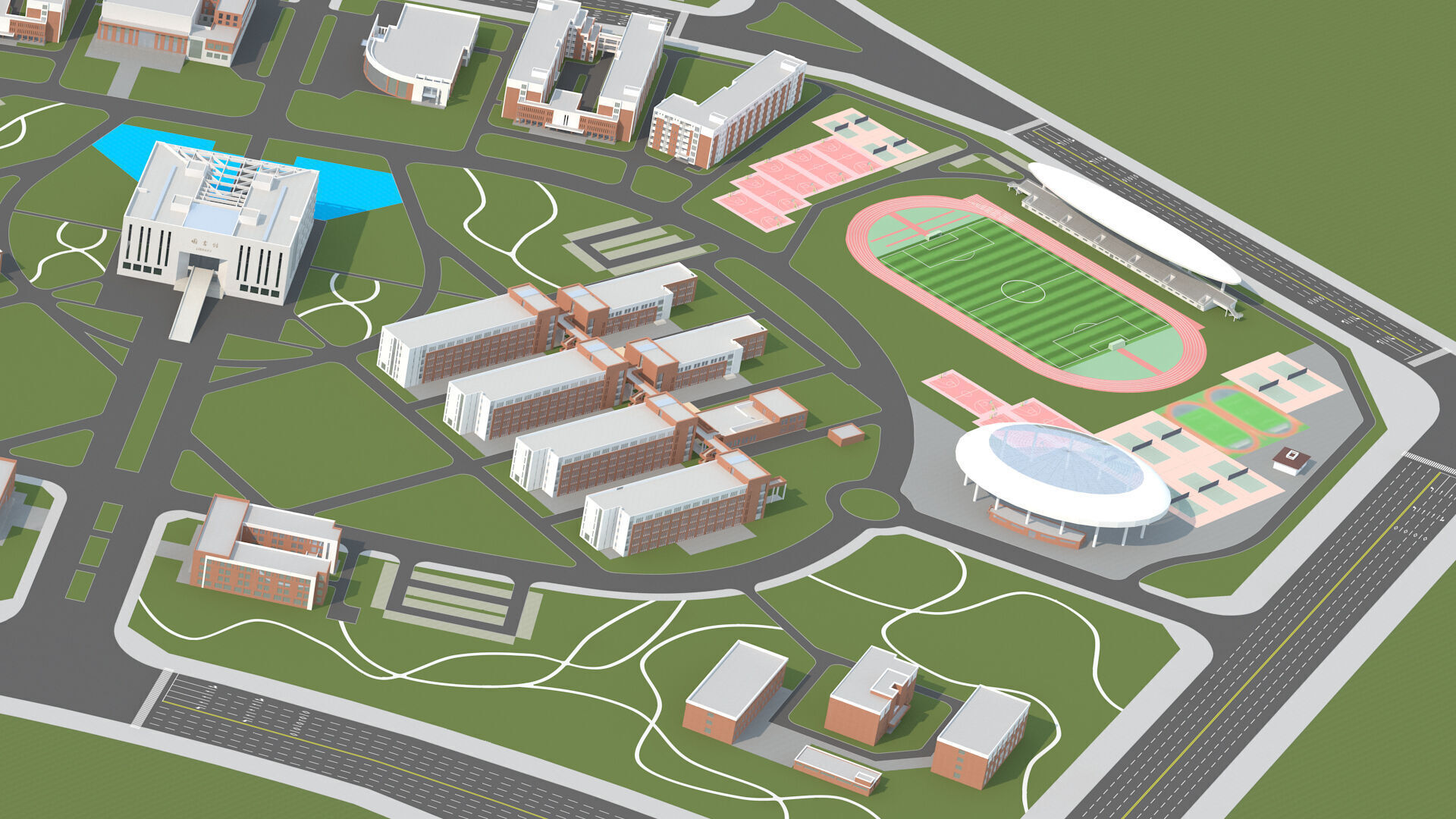 Kunming Medical University 3D model_3