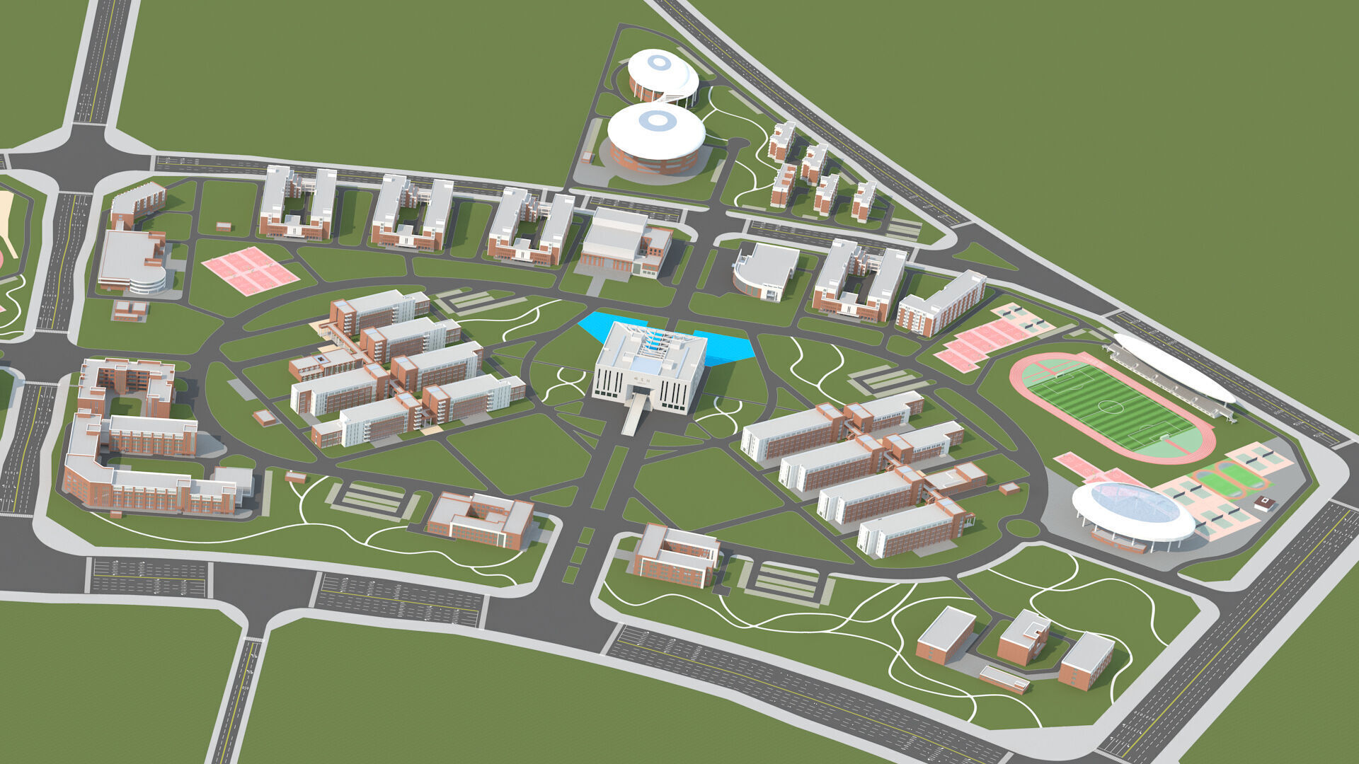 Kunming Medical University 3D model_4