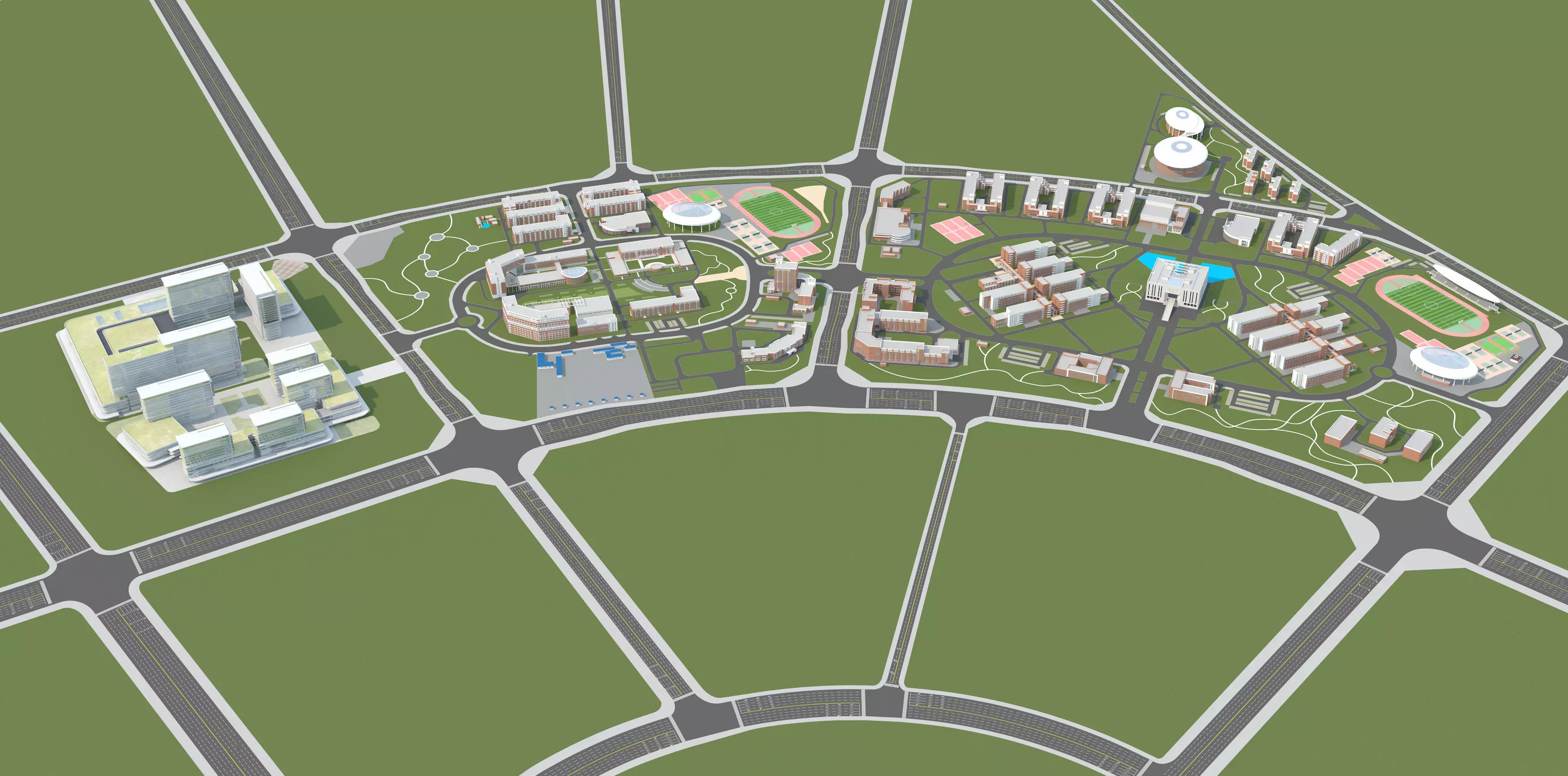 Kunming Medical University 3D model_0