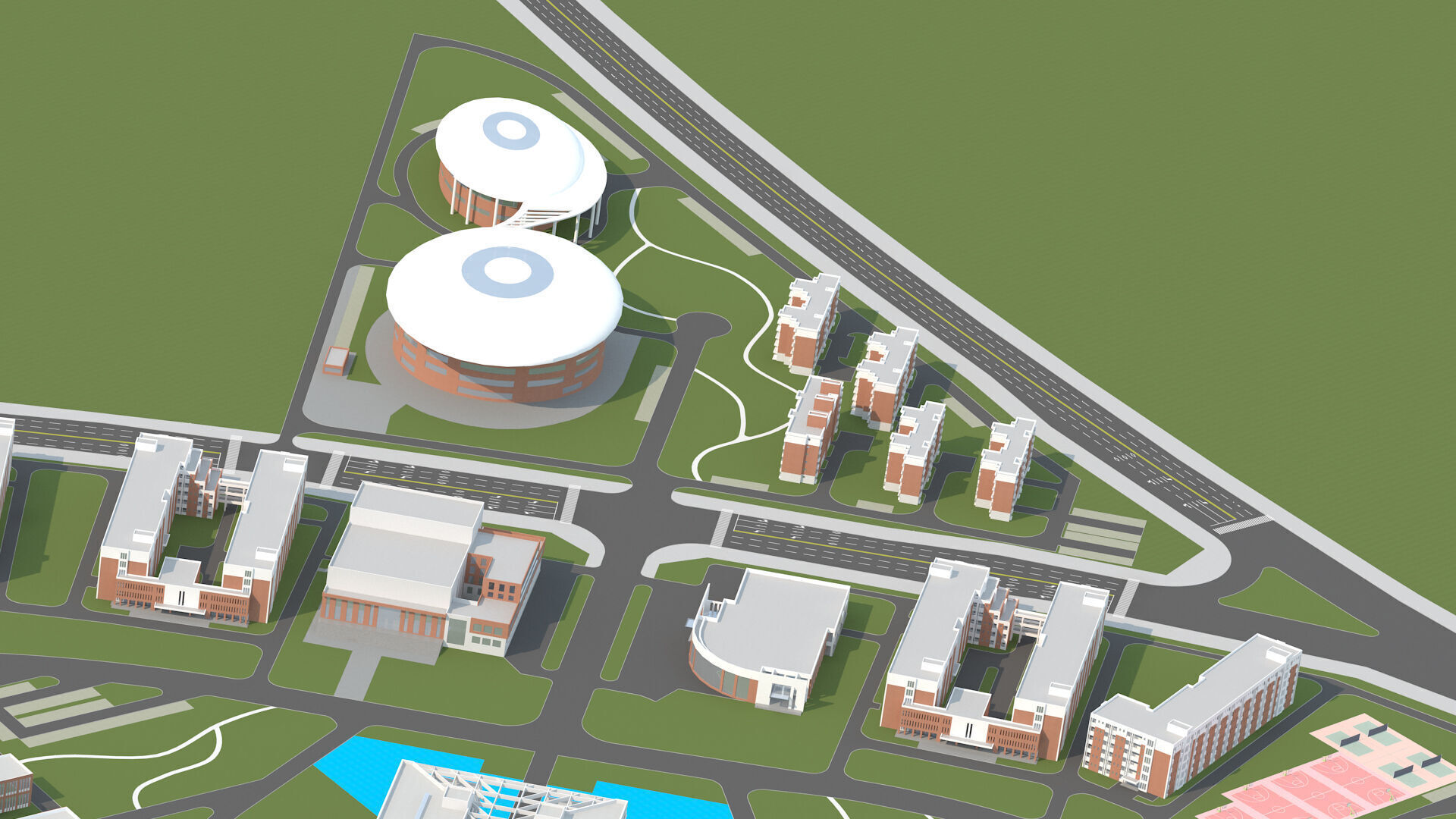 Kunming Medical University 3D model_2