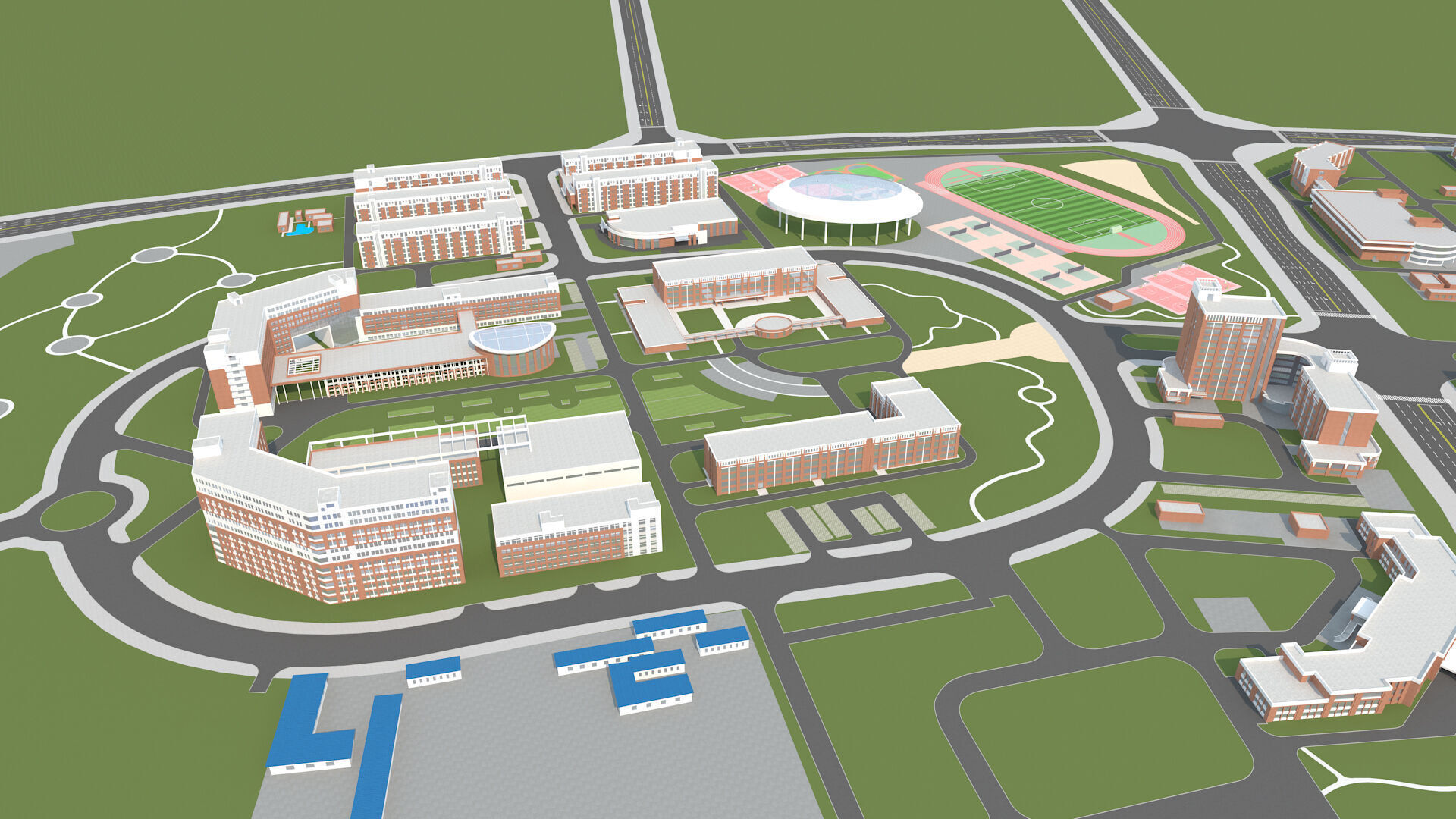Kunming Medical University 3D model_5