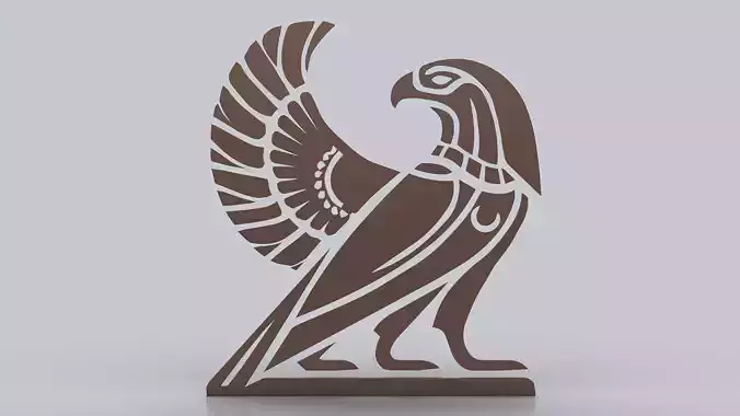 Egyptian Symbols - 056 - Topology Low-poly 3D model