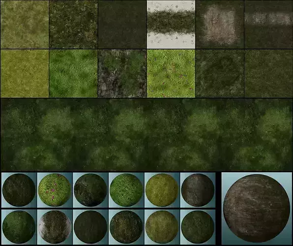Grass textures set