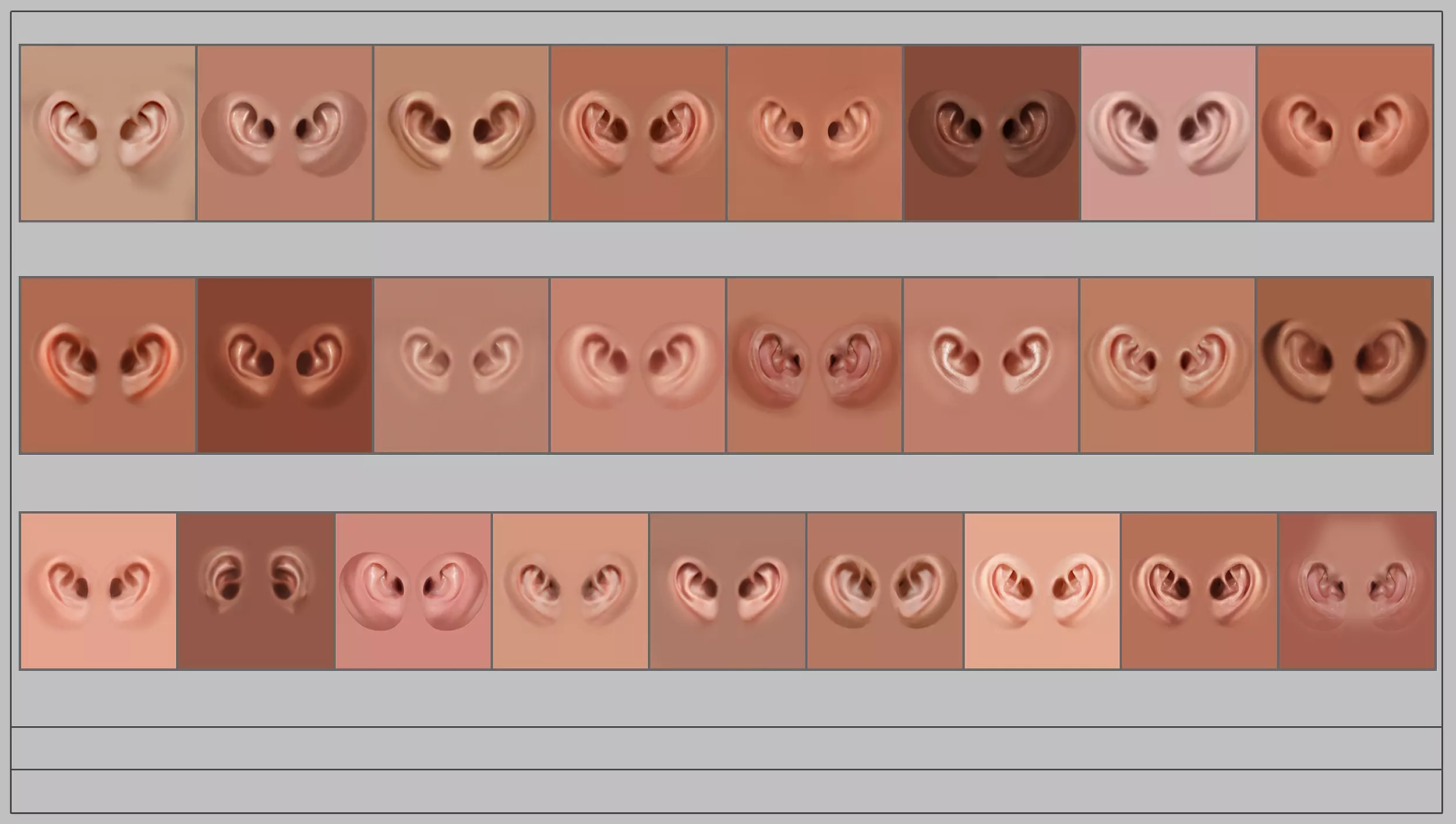 Ears textures set 25 pairs Texture_0