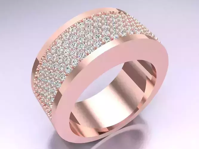 Diamond Ring - Womens Rings - N416349 3D print model
