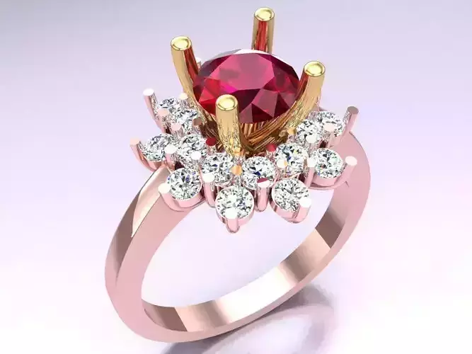 Diamond Ring - Womens Rings -  N417221