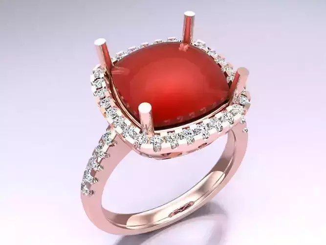 Square Stone Rings - Womens Rings - N417312