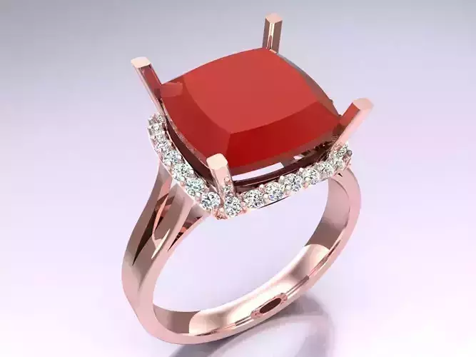 Square Stone Rings - Womens Rings - N417334