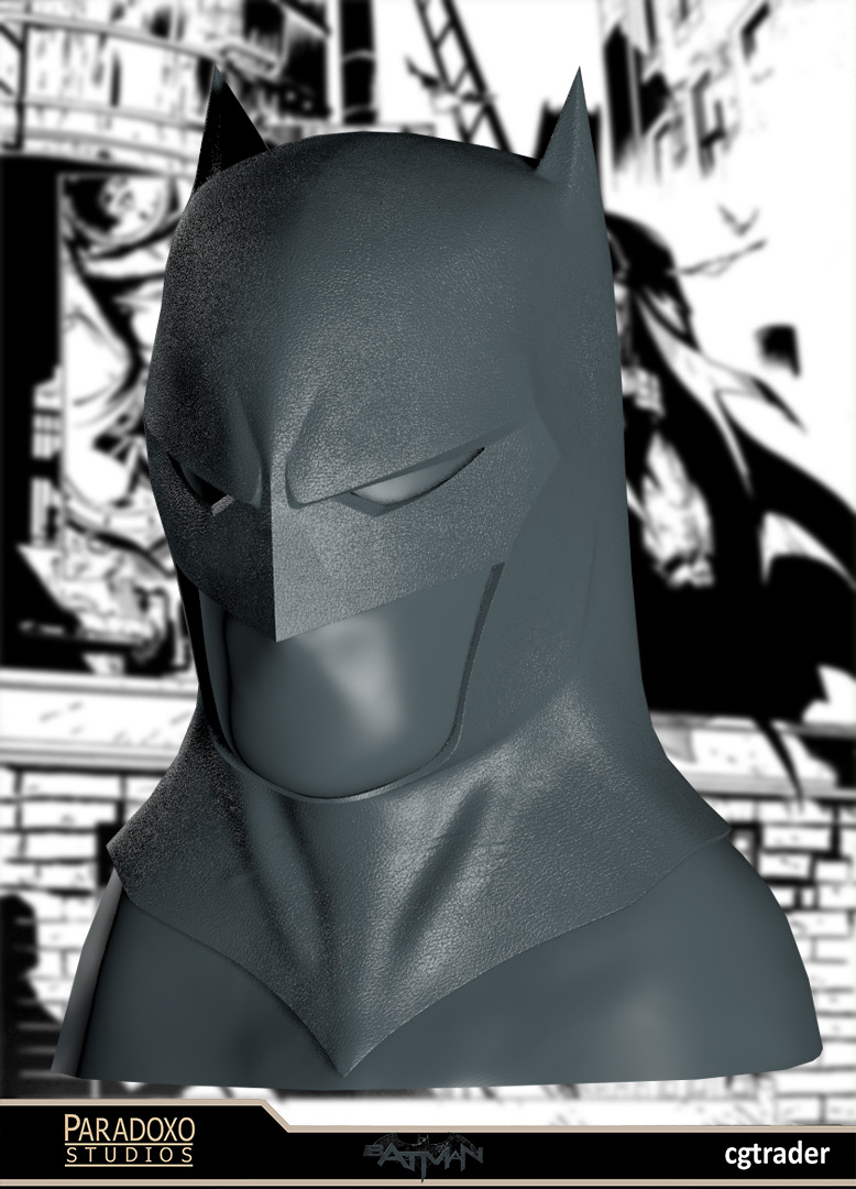 Batman Capullo Cowl 3D print model_1