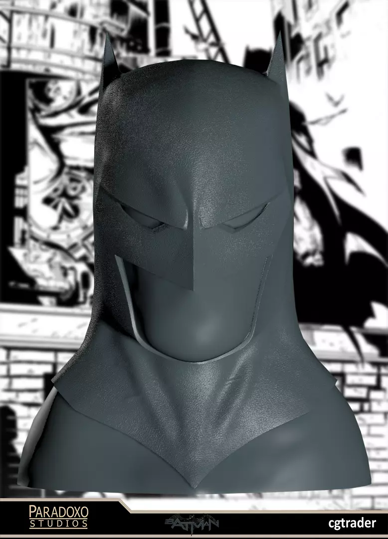 Batman Capullo Cowl 3D print model_0