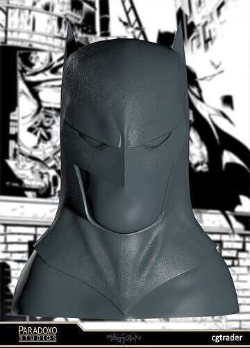 Bat-Man Capullo Cowl 3D print model