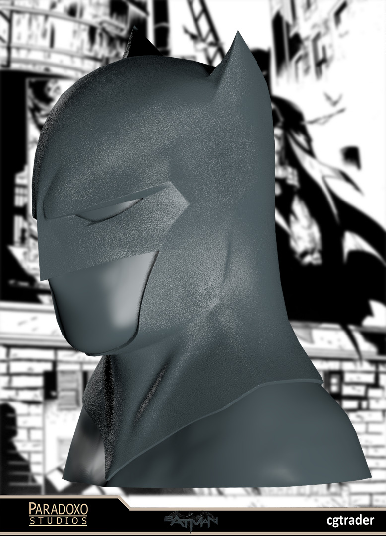 Batman Capullo Cowl 3D print model_2