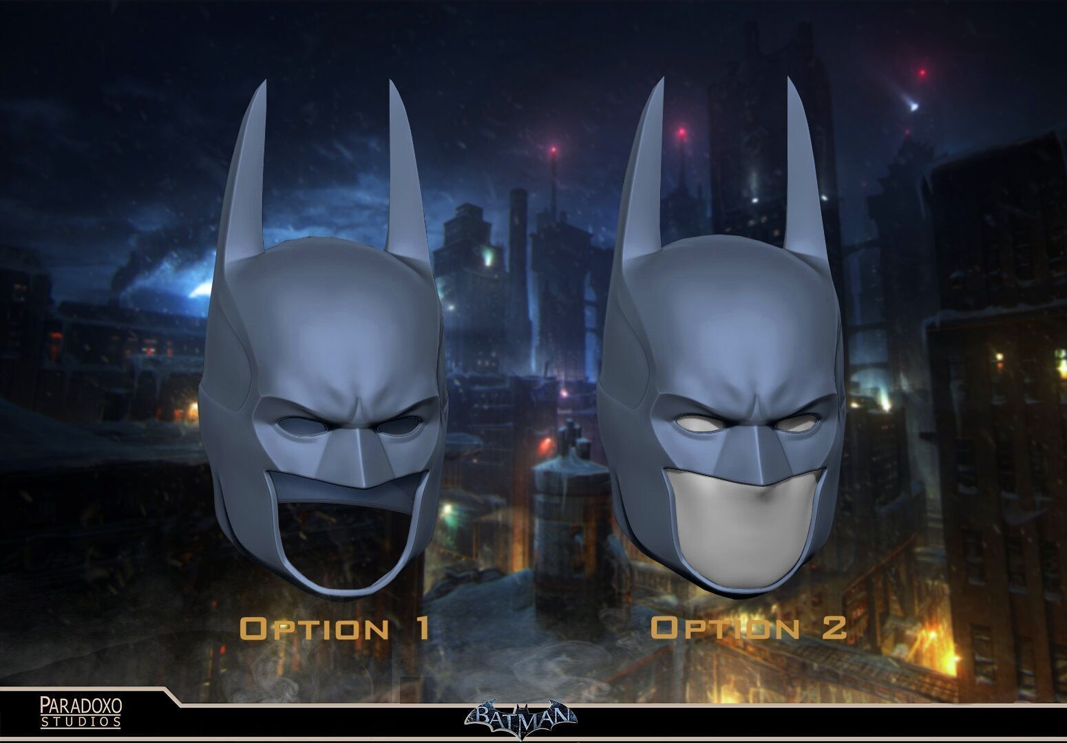 Batman Arkham Origins Alternate Cowl 3D print model_4