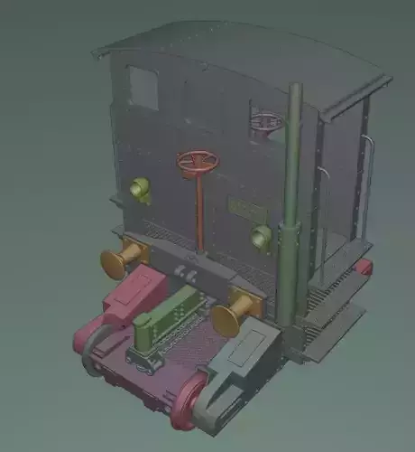 Automotore FS 206 207 208 READY FOR 3D PRINT 