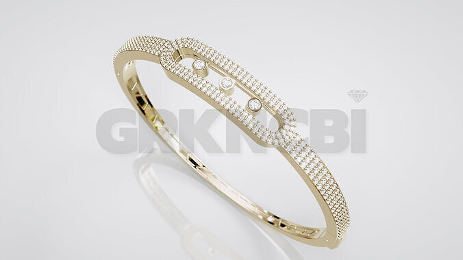Jewelry Messika Move Bracelet Model M-01 Free 3D print model
