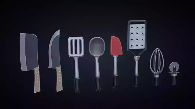 Kitchen Utensils - Stylized Kitchen Pack - Part 9