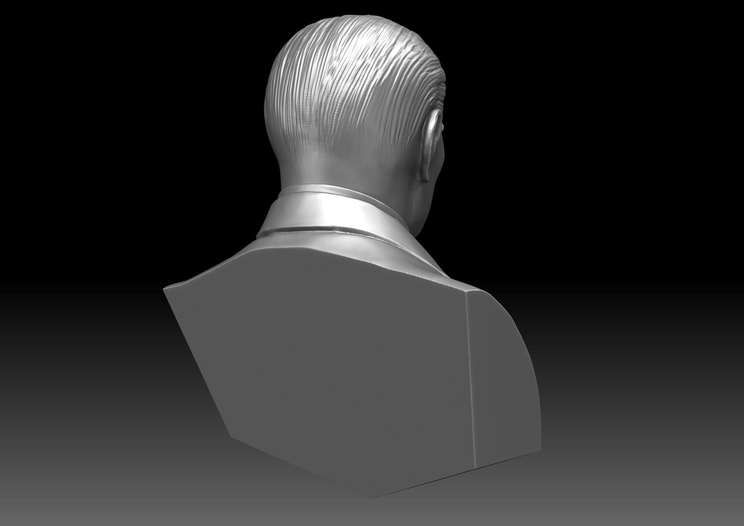 Ataturk Bust 3D print model_3