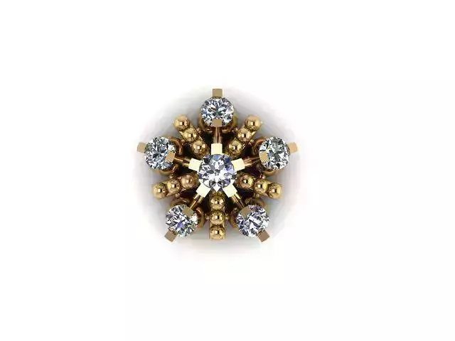 Nose pin for diamonds