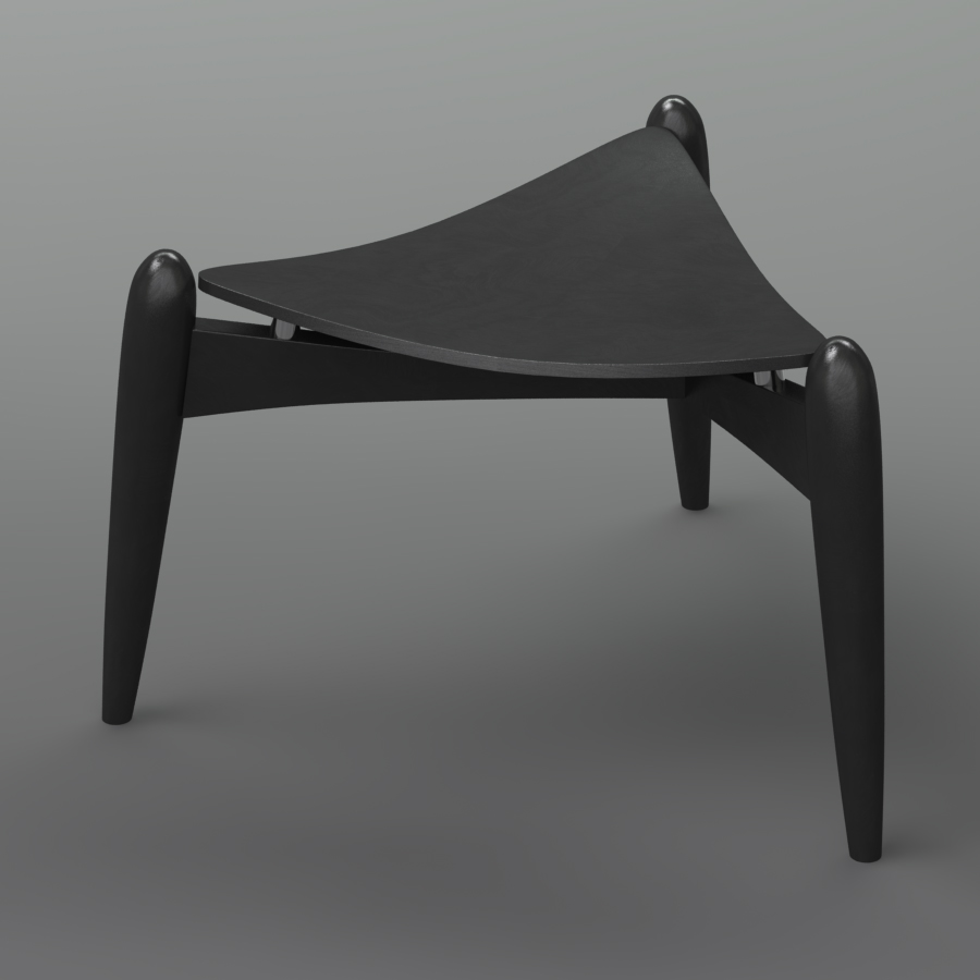 Tale Stool 3D model_1