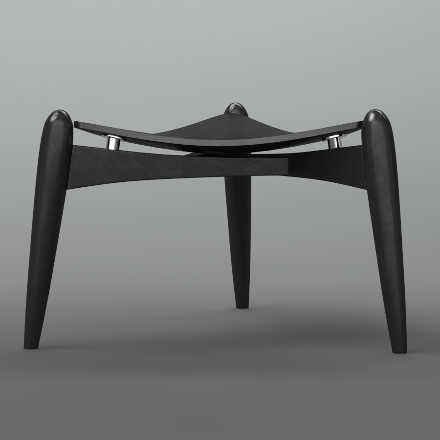 Tale Stool 3D model_3