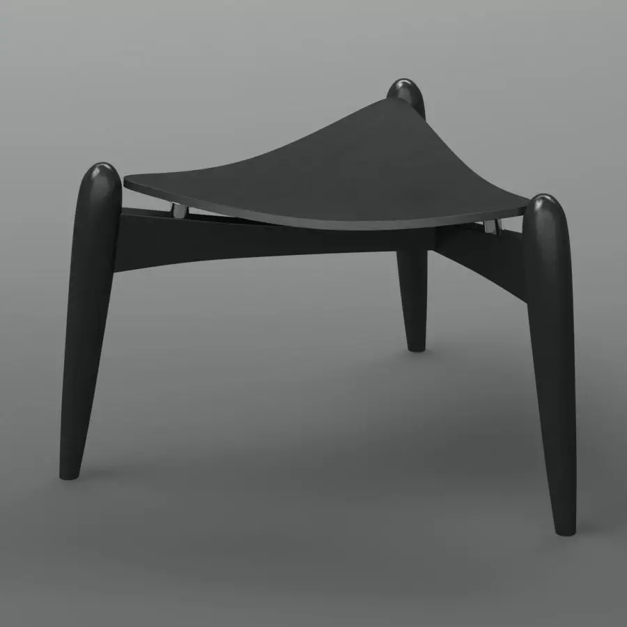 Tale Stool 3D model_0