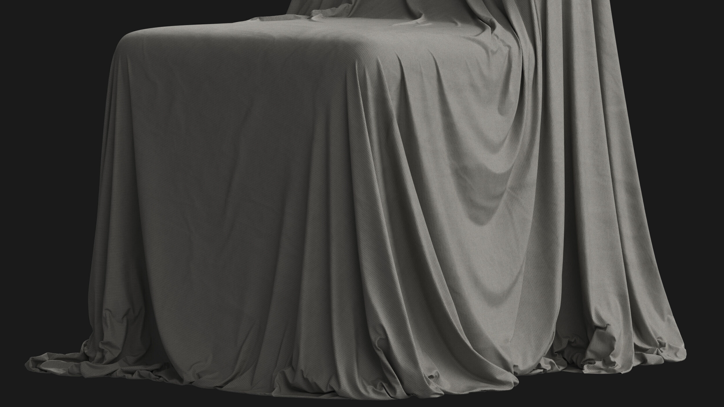 Covered Modern Chair 04 3D model_7