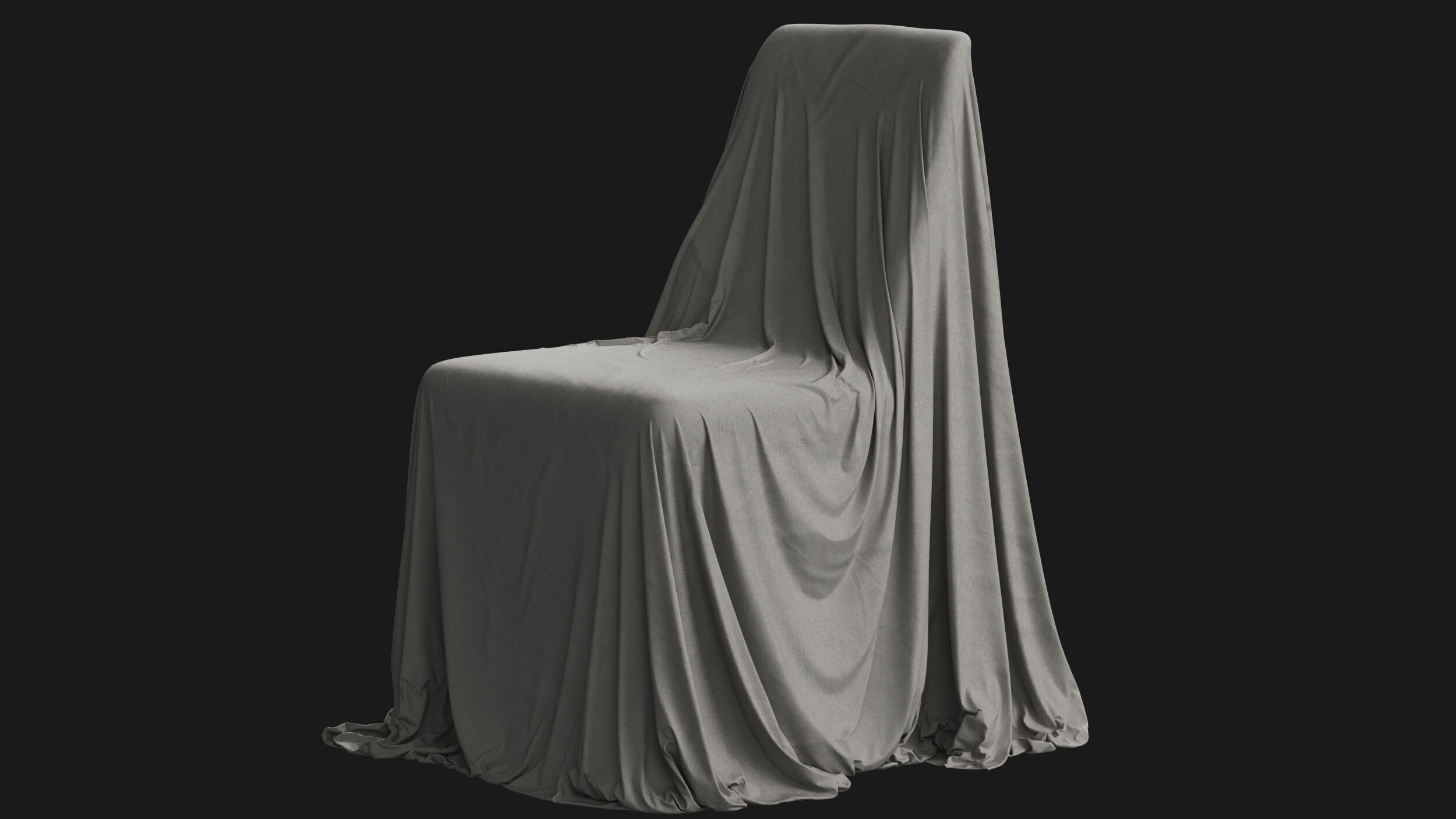 Covered Modern Chair 04 3D model_4