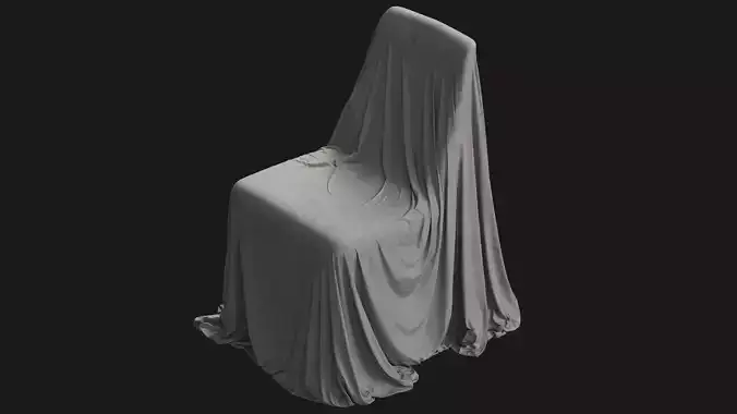 Covered Modern Chair 04